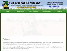 Tablet Screenshot of blackcreeksod.com